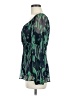 BCBGMAXAZRIA 100% Silk Green Long Sleeve Blouse Size M - photo 5