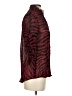 BA&SH Animal Print Red 3/4 Sleeve Blouse Size Sm (1) - photo 4