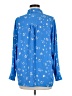 Whistles Print Blue Long Sleeve Blouse Size 10 - photo 2