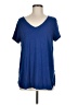 J.Jill Blue Short Sleeve Top Size M - photo 1