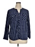 Notations Blue Long Sleeve Button-Down Shirt Size XL - photo 1