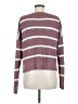 Hippie Rose 100% Acrylic Stripes Burgundy Pullover Sweater Size M - photo 2