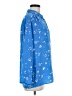 Whistles Print Blue Long Sleeve Blouse Size 10 - photo 4