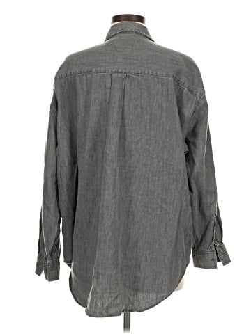 Aerie Long Sleeve Button-Down Shirt (view 2)