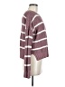Hippie Rose 100% Acrylic Stripes Burgundy Pullover Sweater Size M - photo 4
