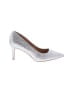 On 34th Metallic Silver Heels Size 6 - photo 1