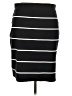 Belle + Sky Stripes Black Formal Skirt Size XL - photo 2