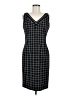 MICHAEL Michael Kors Argyle Black Cocktail Dress Size 8 - photo 1