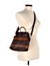 IMAN Plaid Brown Satchel One size - photo 2