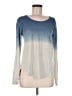 Majestic Filatures Blue Long Sleeve Top Size Med (2) - photo 1