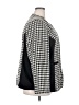 Roz & Ali Houndstooth Gray Ivory Blazer Size 22 - photo 4