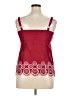 Ann Taylor LOFT Red Sleeveless Blouse Size 14 - photo 2