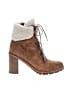 Nine West Brown Ankle Boots Size 9 1/2 - photo 1
