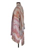 BCBGMAXAZRIA 100% Polyester Aztec Or Tribal Print Multi Color Gray Poncho Size Med - Lg - photo 5