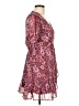 Mi ami 100% Polyester Paisley Pink Cocktail Dress Size L - photo 4