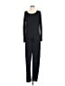 Ichi Solid Black Jumpsuit Size S - photo 1