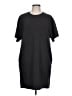 Athleta Solid Black Casual Dress Size L - photo 1