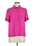 Halogen 100% Polyester Pink Short Sleeve Blouse Size M - photo 1