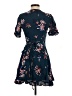 Lulus 100% Viscose Floral Blue Casual Dress Size XS - photo 2