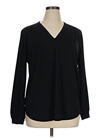 Ann Taylor Factory Long Sleeve Blouse (view 1)