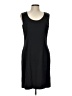 Tegan Solid Black Casual Dress Size 10 - photo 1
