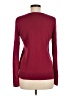 Ann Taylor LOFT Outlet 100% Cotton Burgundy Pullover Sweater Size M - photo 2