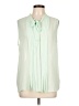 Love 21 100% Polyester Green Sleeveless Blouse Size L - photo 1