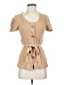 Classiques Entier Tan Short Sleeve Top Size S - photo 1