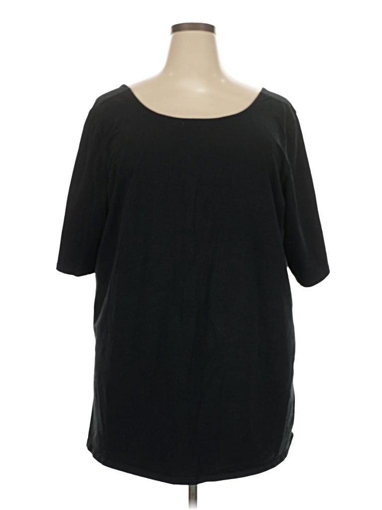 Pre-owned Torrid 3/4 Sleeve T-shirt In Black