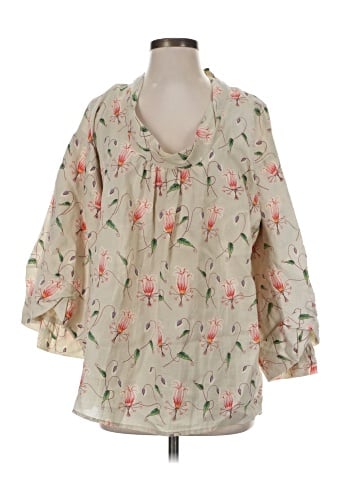 HD in Paris 3/4 Sleeve Blouse (view 1)
