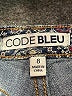 Code Bleu Stars Gold Jeans Size 8 - photo 6