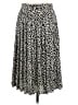 J.Crew 100% Polyester Animal Print Silver Casual Skirt Size 6 - photo 1