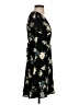 Lush 100% Polyester Floral Black Casual Dress Size S - photo 4