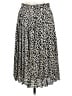 J.Crew 100% Polyester Animal Print Silver Casual Skirt Size 6 - photo 2