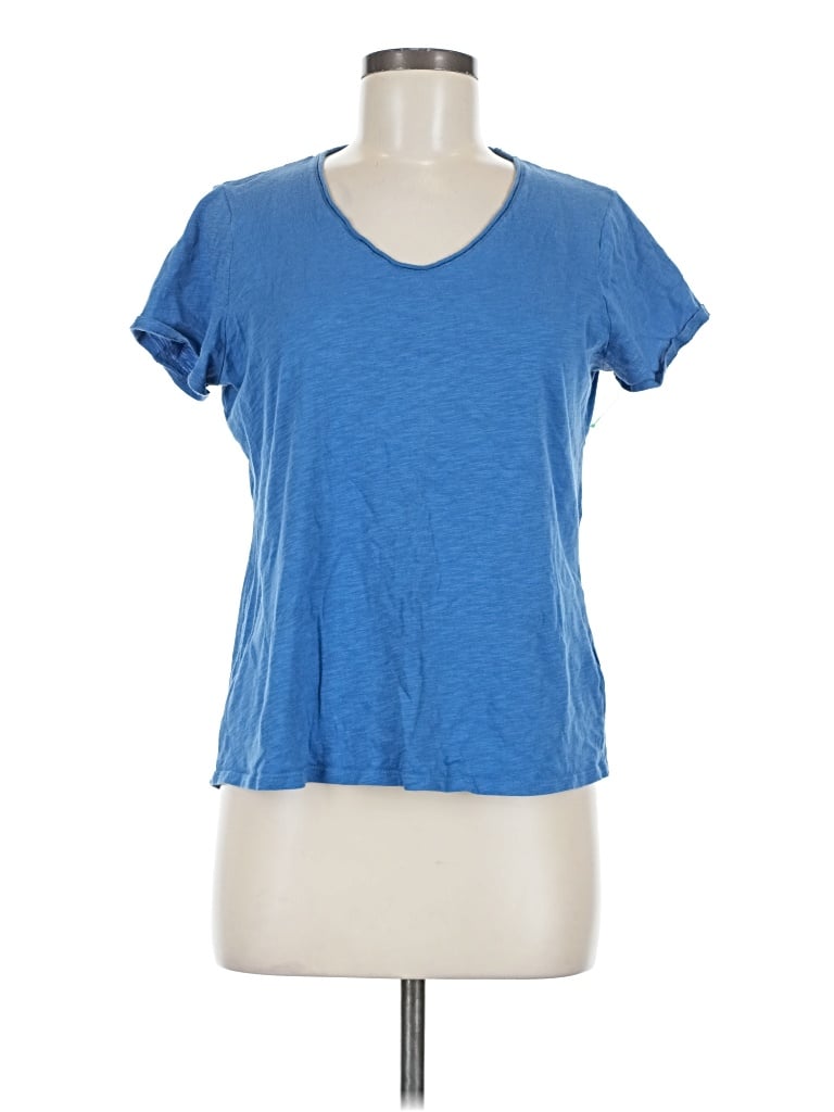 Pre-owned L.l.bean Short Sleeve T-shirt In Blue