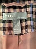 ASOS Plaid Argyle Burgundy Blazer Size 4 - photo 6