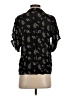 byTiMo 100% Viscose Floral Black Short Sleeve Blouse Size S - photo 2