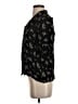 byTiMo 100% Viscose Floral Black Short Sleeve Blouse Size S - photo 5
