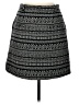 Maeve Chevron-herringbone Black Casual Skirt Size 10 - photo 2