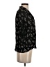 byTiMo 100% Viscose Floral Black Short Sleeve Blouse Size S - photo 4