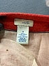 Odille 100% Wool Floral Red Wool Skirt Size 8 - photo 4