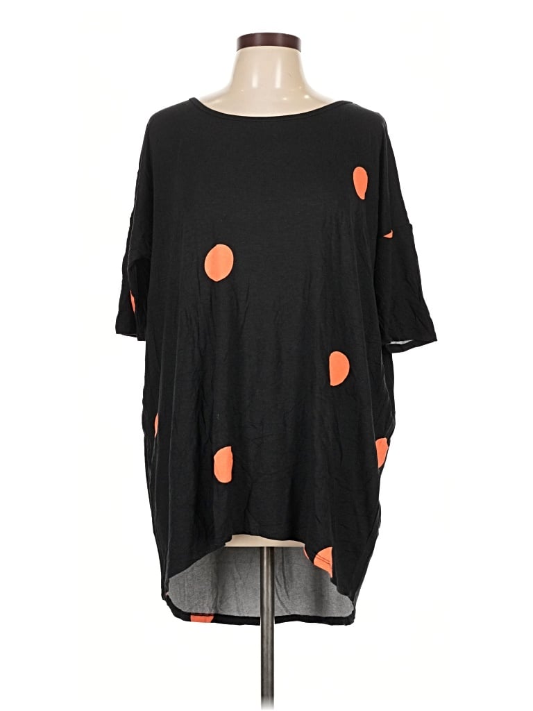 Pre-owned Lularoe Short Sleeve T-shirt In Black