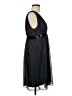 Eyeshadow 100% Polyester Polka Dots Black Cocktail Dress Size 9 - photo 4