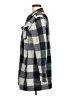 Lands' End 100% Polyester Checkered-gingham Gray Coat Size M - photo 5