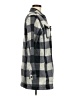 Lands' End 100% Polyester Checkered-gingham Gray Coat Size M - photo 4