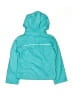 Columbia 100% Nylon Solid Teal Jacket Size 4 - photo 2