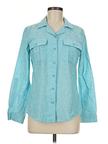 Reel Legends 3/4 Sleeve Button-Down Shirt (view 1)