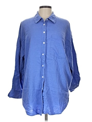 Future Collective 3/4 Sleeve Button-Down Shirt (view 1)