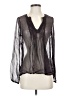 Joie Gray Long Sleeve Blouse Size S - photo 1
