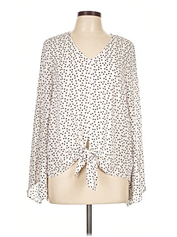 Karen Kane Long Sleeve Blouse (view 1)